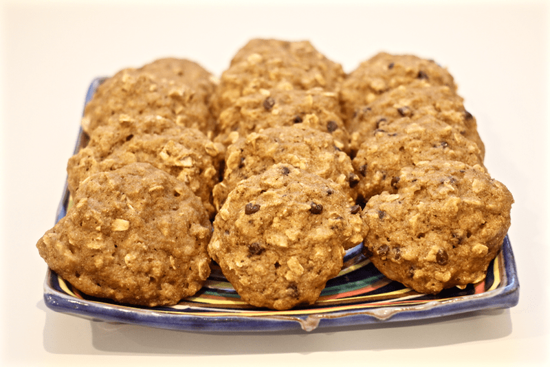 Banana oat cookies