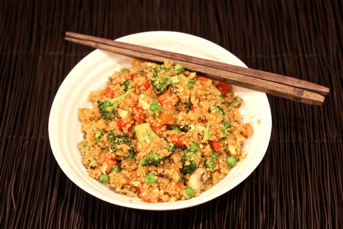 Quinoa fried rice