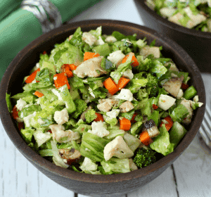 Asian chicken chopped salad