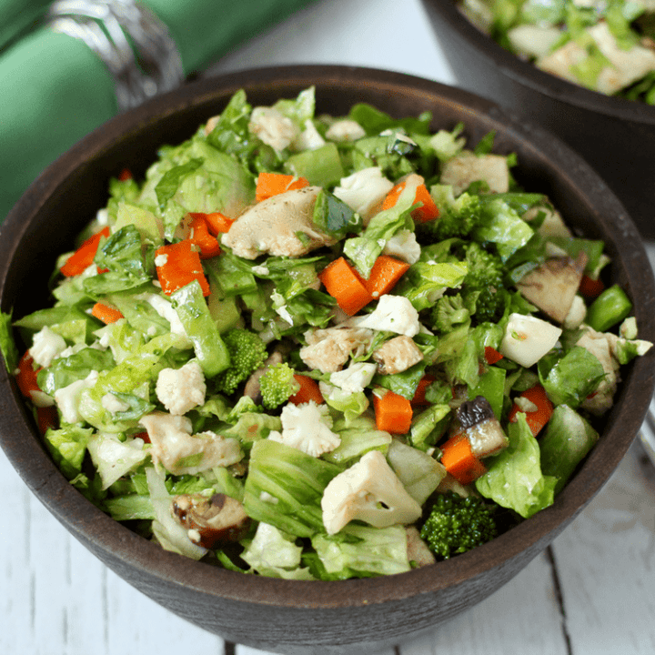 Asian chicken chopped salad