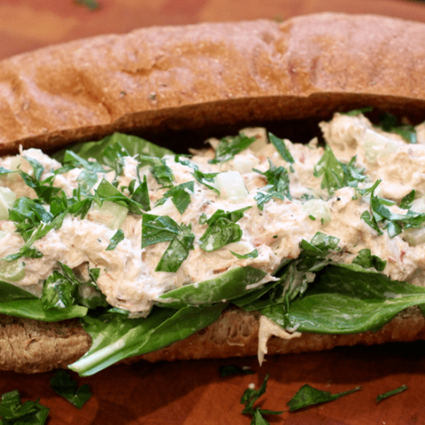 Crab roll sandwich - a fancy, easy lunch!
