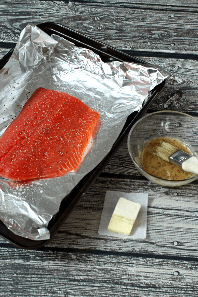 Easy honey-dijon salmon