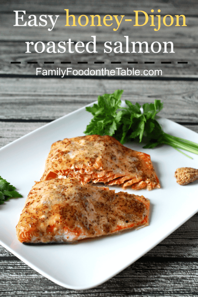 Easy honey-dijon roasted salmon