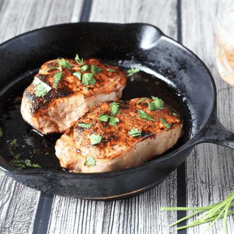 Spice-rubbed pork chops | FamilyFoodontheTable.com
