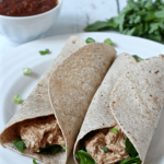 Creamy shredded chicken tacos