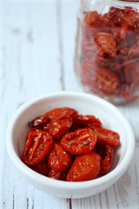 Slow roasted cherry tomatoes | FamilyFoodontheTable.com