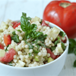 Israeli couscous veggie salad