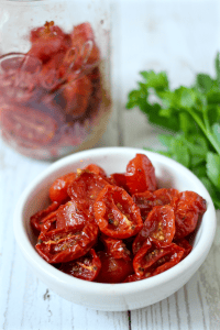 Slow roasted cherry tomatoes | FamilyFoodontheTable.com