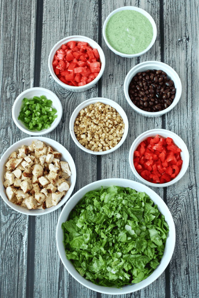 Southwestern chopped salad with grilled chicken | Family Food on the Table