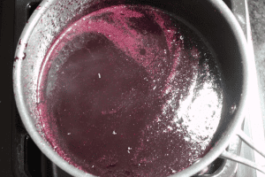 Blueberry sauce | FamilyFoodontheTable.com