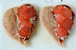 Pizza-stuffed chicken breasts | FamilyFoodontheTable.com
