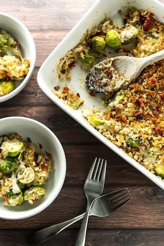 Brussels sprouts gratin | Thanksgiving sides round up