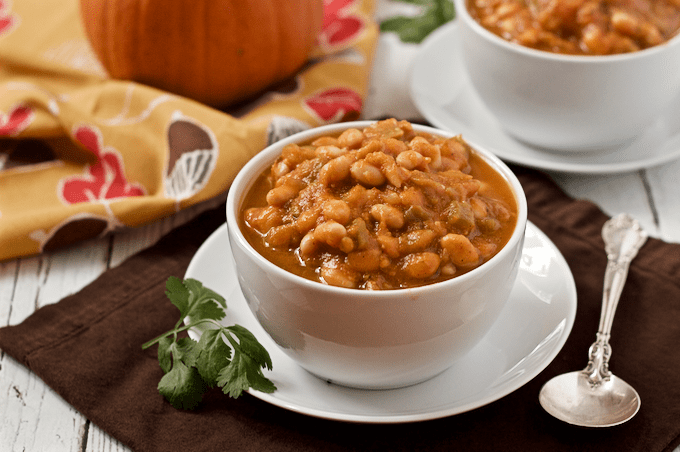 30 Minute Vegetarian Pumpkin Chili Family Food On The Table
