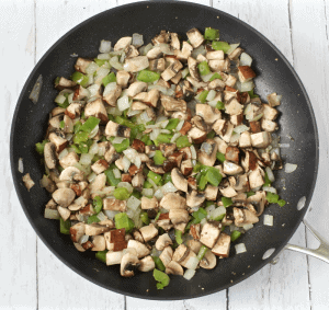 Veggies and mushrooms | FamilyFoodontheTable.com