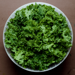 Washed kale
