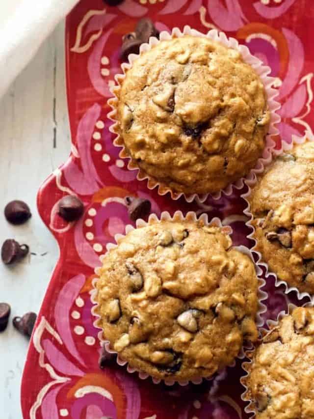 Healthy Chocolate Chip Muffins Recipe