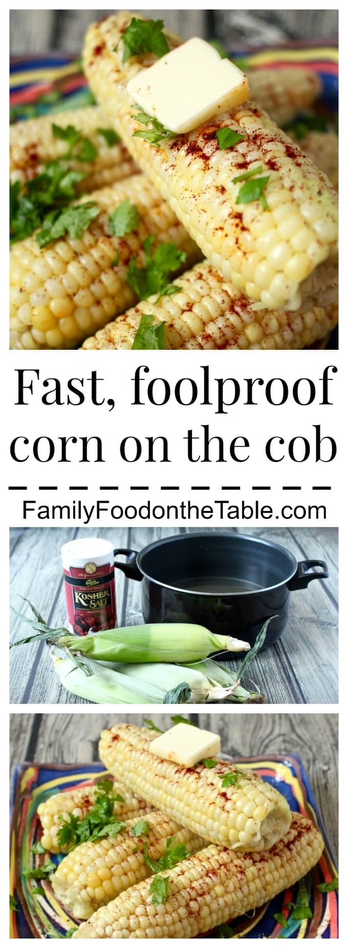 The (easy) foolproof method for perfect crisp-tender corn on the cob! The perfect summer grilling side!