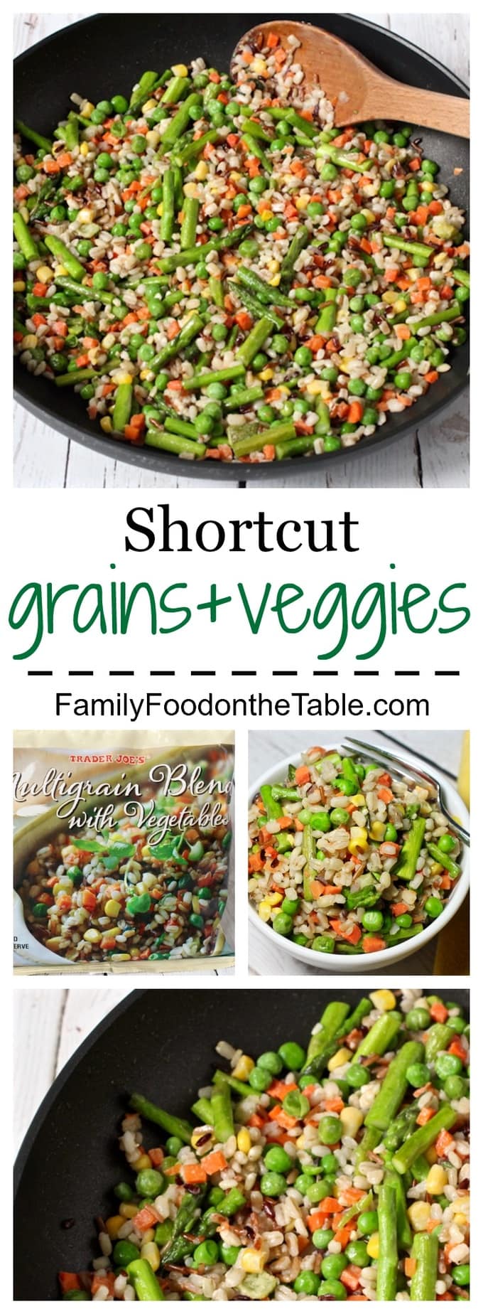 A super easy, but wholesome, shortcut side for dinner on a busy weeknight!