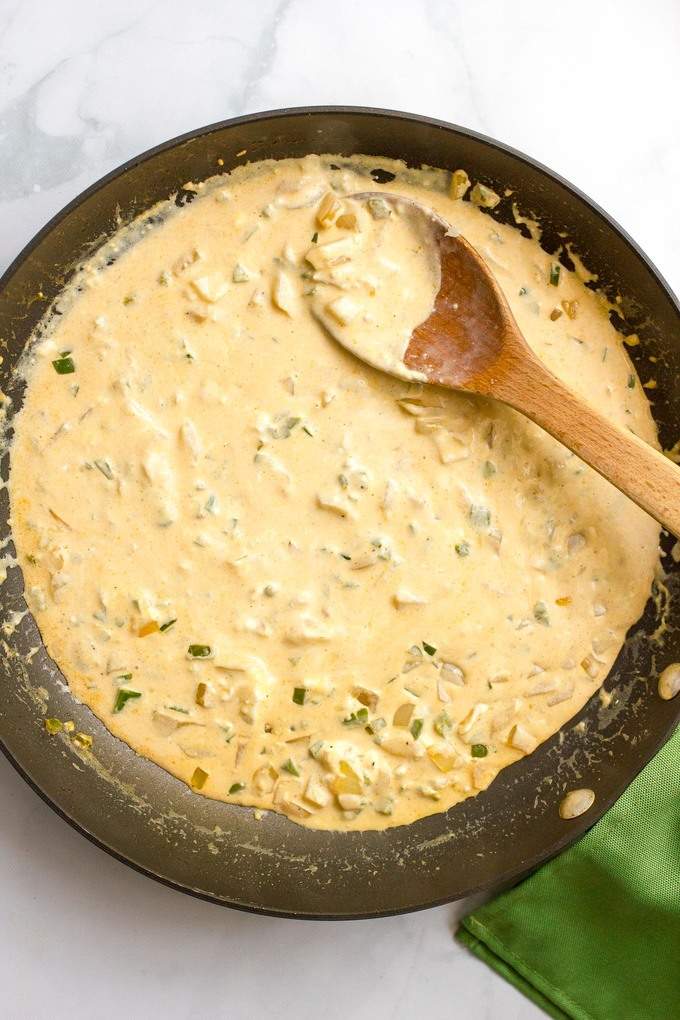 Jalapeno cheddar cheese sauce Family Food on the Table