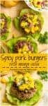 Spicy pork burgers with mango salsa - a fun and flavorful take on burger night, perfect for an easy summer dinner! | FamilyFoodontheTable.com
