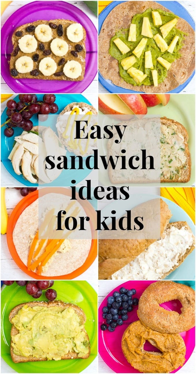 More than 20 sandwich spreads for some new healthy school lunch ideas for kids!