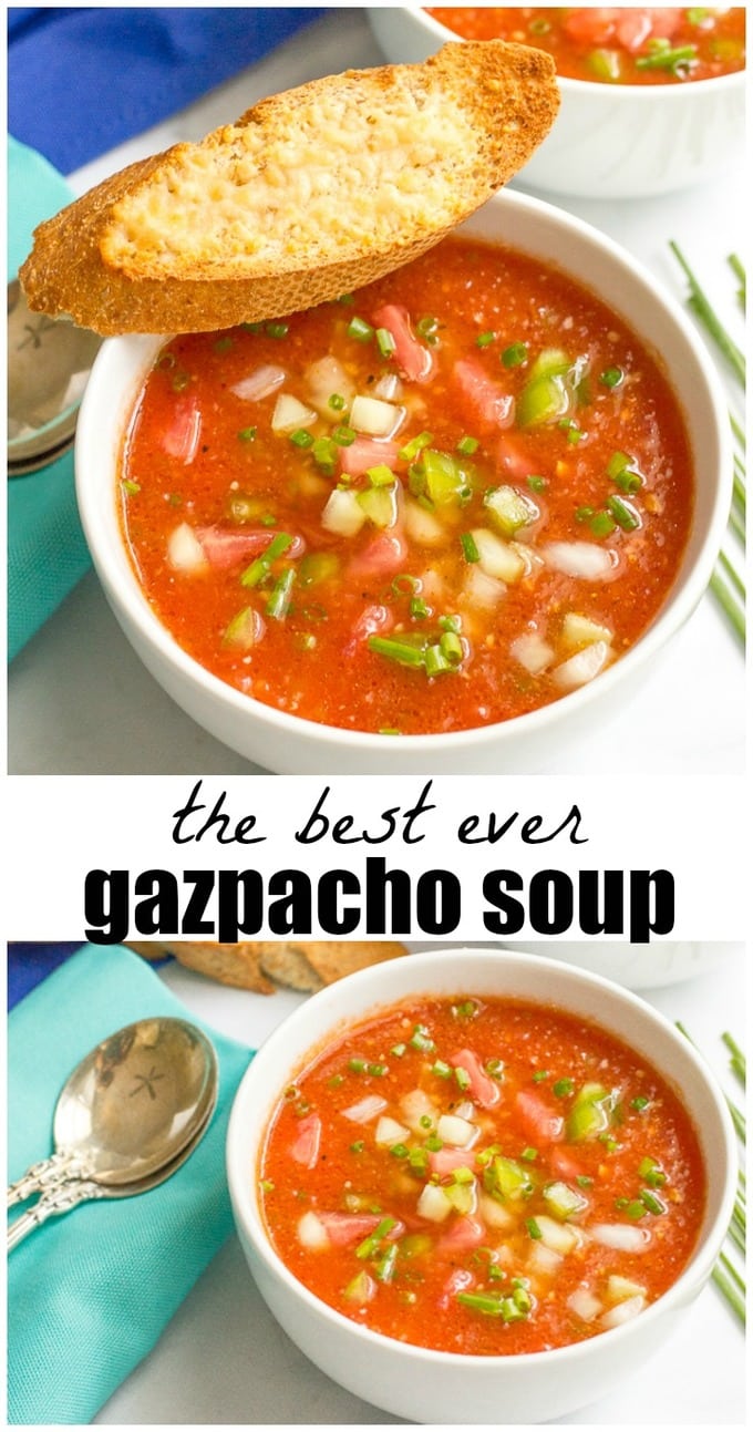 Easy tomato gazpacho soup - Family Food on the Table