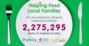 Produce for Kids Publix campaign