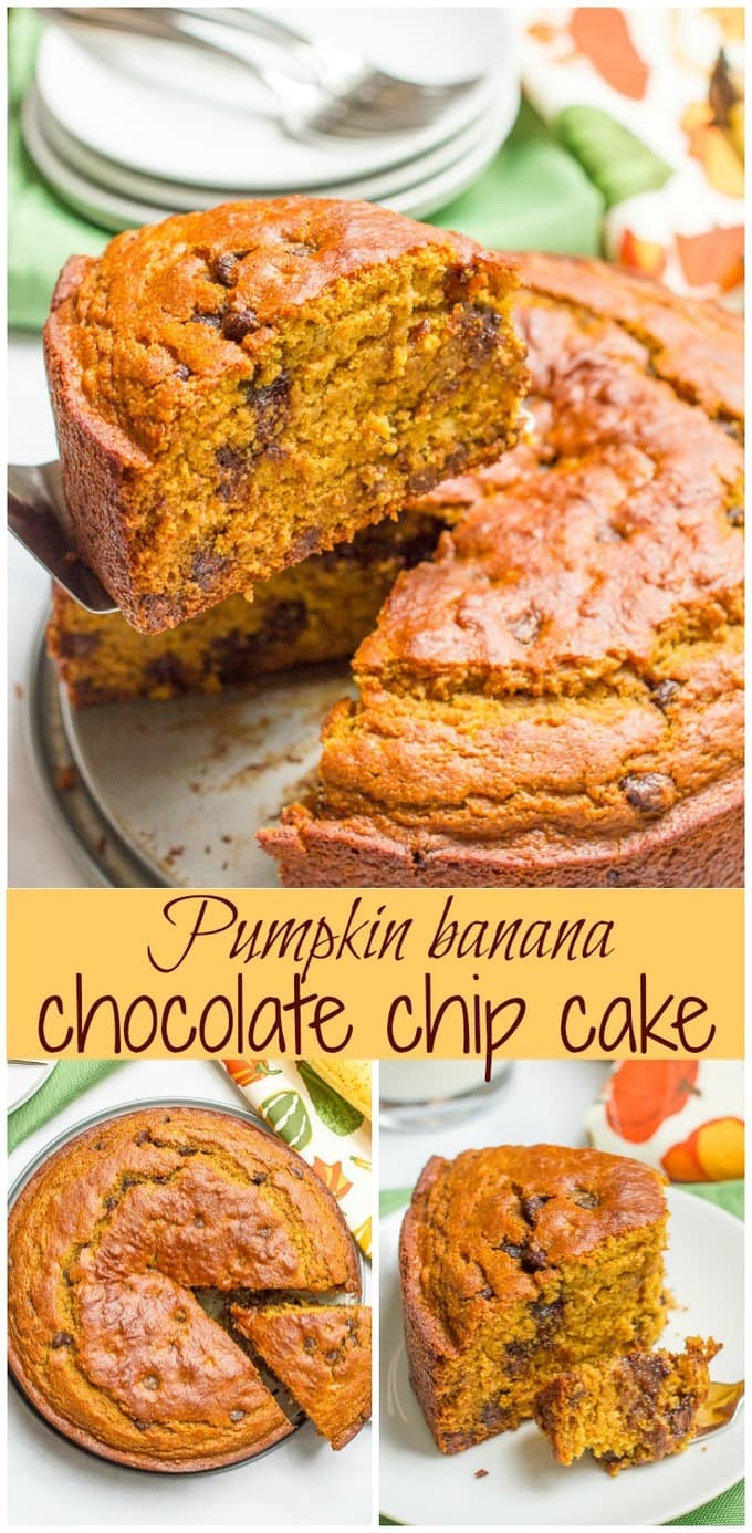 pumpkin-banana-chocolate-chip-cake-pin-collage