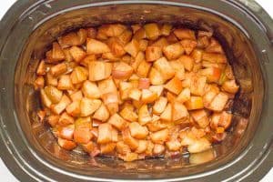Slow cooker apple butter (no sugar)