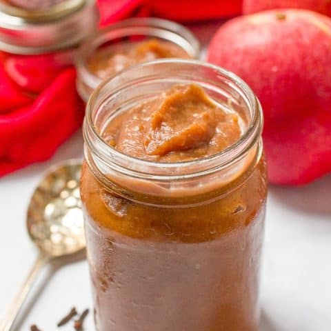 Slow cooker apple butter (no sugar)