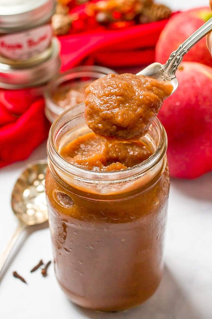 Slow Cooker Apple Butter (no sugar added)