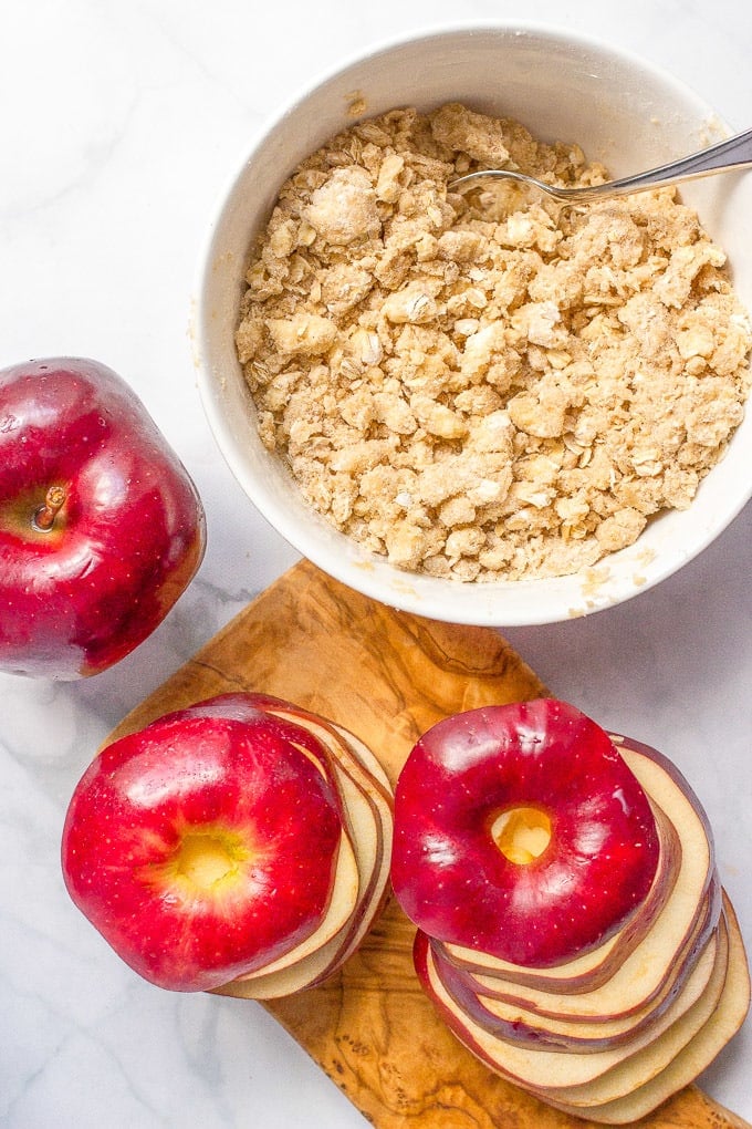 Easy healthy apple crisp recipe