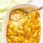 Creamy turkey artichoke casserole