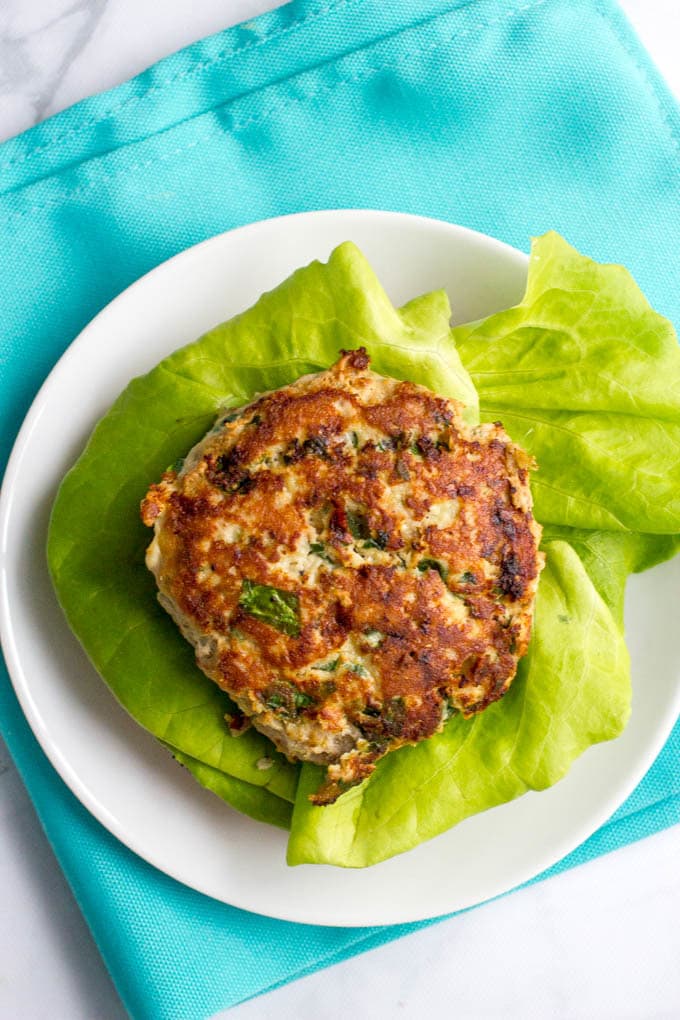 Greek turkey burgers with tzatziki sauce