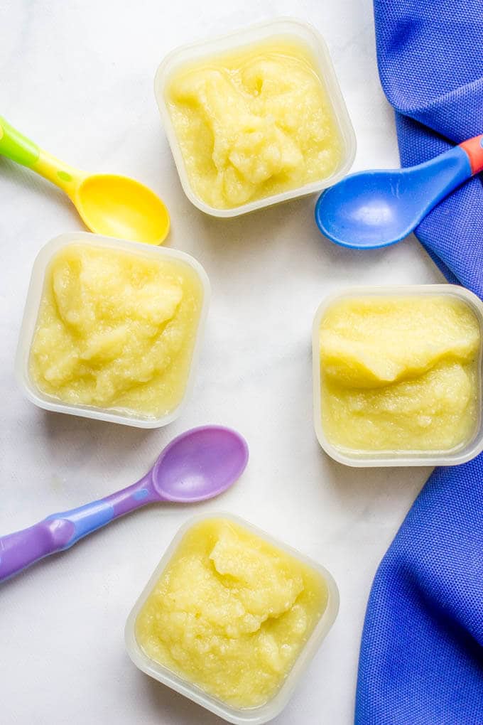 Homemade baby food - how to make summer squash puree