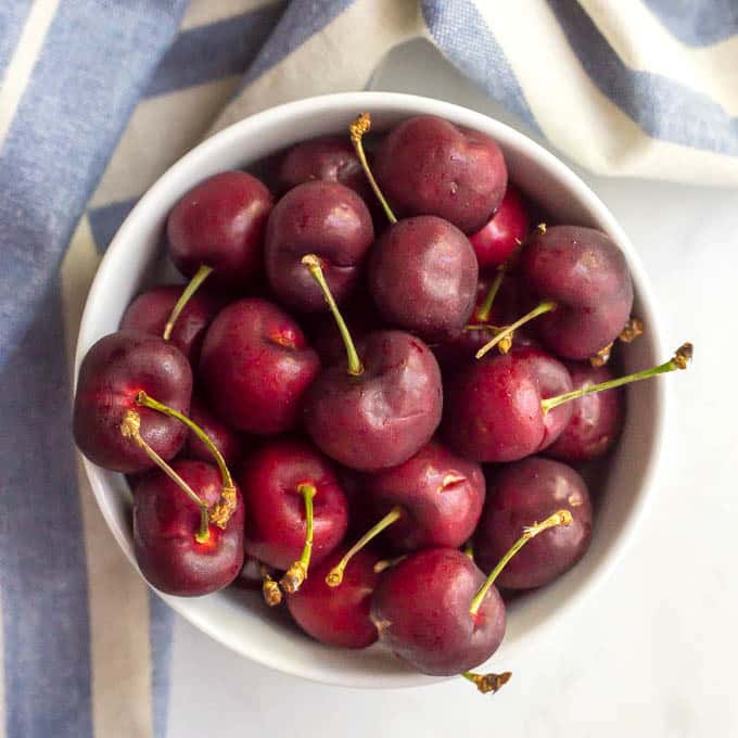 Fresh cherries