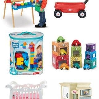 Classic toys for kids 2-5 is a gift guide round-up of some of our tried-and-true favorites that stand the test of time and are perfect for encouraging learning, imagination and playful fun!