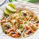 Slow cooker Mexican chicken stew