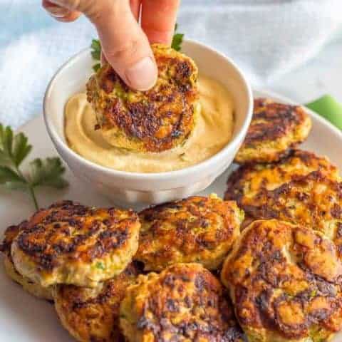 Spicy chicken patties are a really simple, easy recipe and can be used for wraps, salads, sliders, with a sauce or alongside some eggs with breakfast. Paleo, gluten-free and whole 30-approved, these patties will become a new favorite! #whole30recipes #paleorecipes #healthychickenrecipes #simplechickenrecipes | www.familyfoodonthetable.com