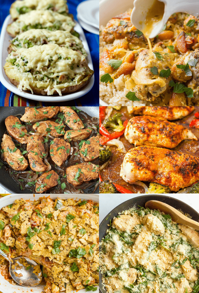 Easy Chicken Dinner Recipes - Healthy Chicken Dinner Ideas - Best and ...