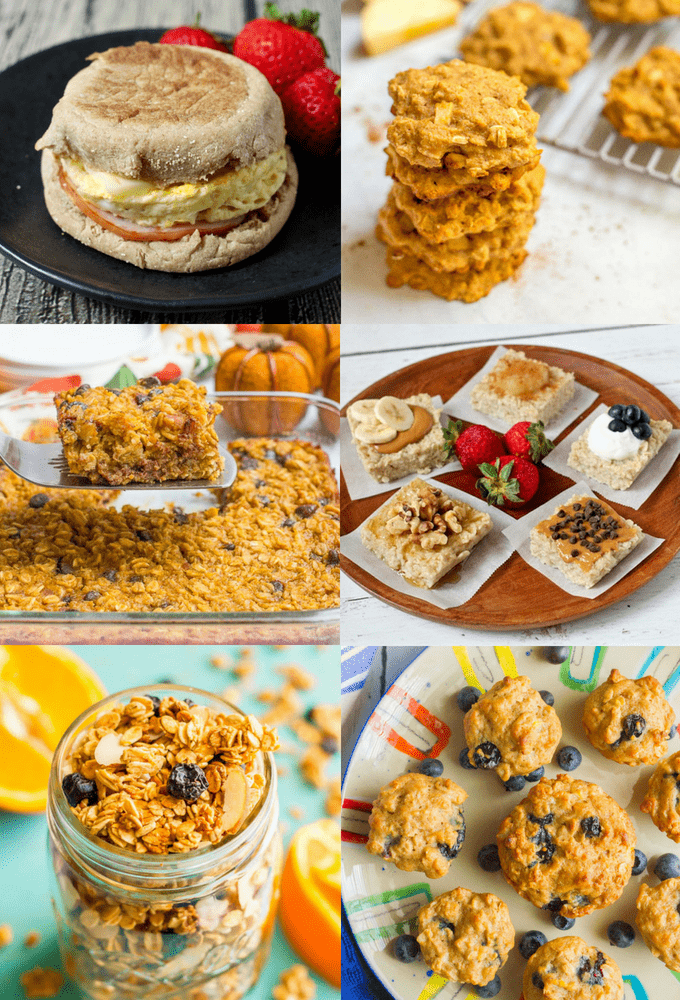 Check out these easy, healthy grab-and-go breakfast ideas for some new delicious foods to fuel you on busy mornings! #breakfast #recipes