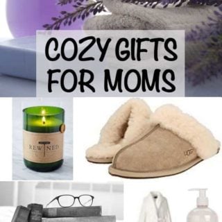 Check out these 10 fun and cozy gifts for moms that will make her feel loved and appreciated and maybe a bit pampered too! This gift guide is full of great ideas for Mother's Day, the holidays and birthdays! #giftguide #MothersDay #Christmasgifts #birthdaygifts #giftsformom
