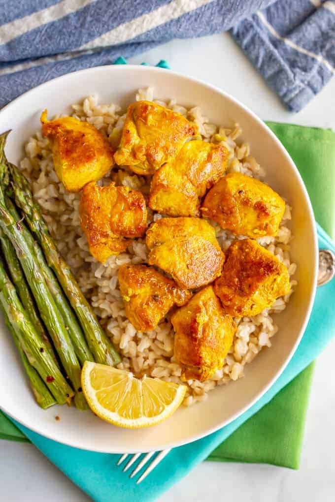 Easy turmeric chicken {15 minutes} - Family Food on the Table