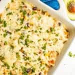 Cheesy Mexican chicken quinoa casserole