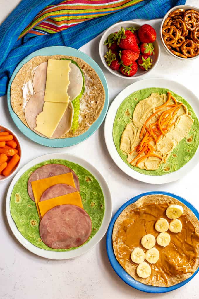 Healthy wraps for shop lunch