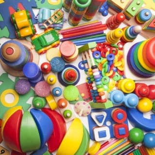 Tons and tons of colorful toys and games for children
