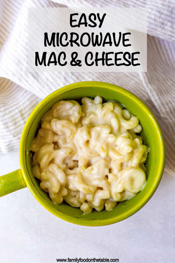 Microwave Macaroni And Cheese In A Mug | Bigger Bolder Baking