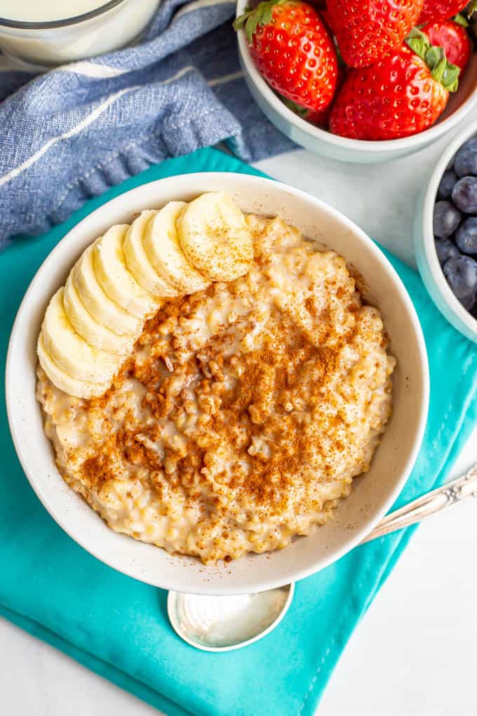 Instant Pot steel cut oatmeal - Family Food on the Table