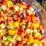 Black bean and mango salad (+ video)