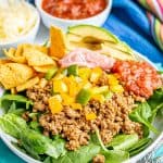 Healthy taco salad